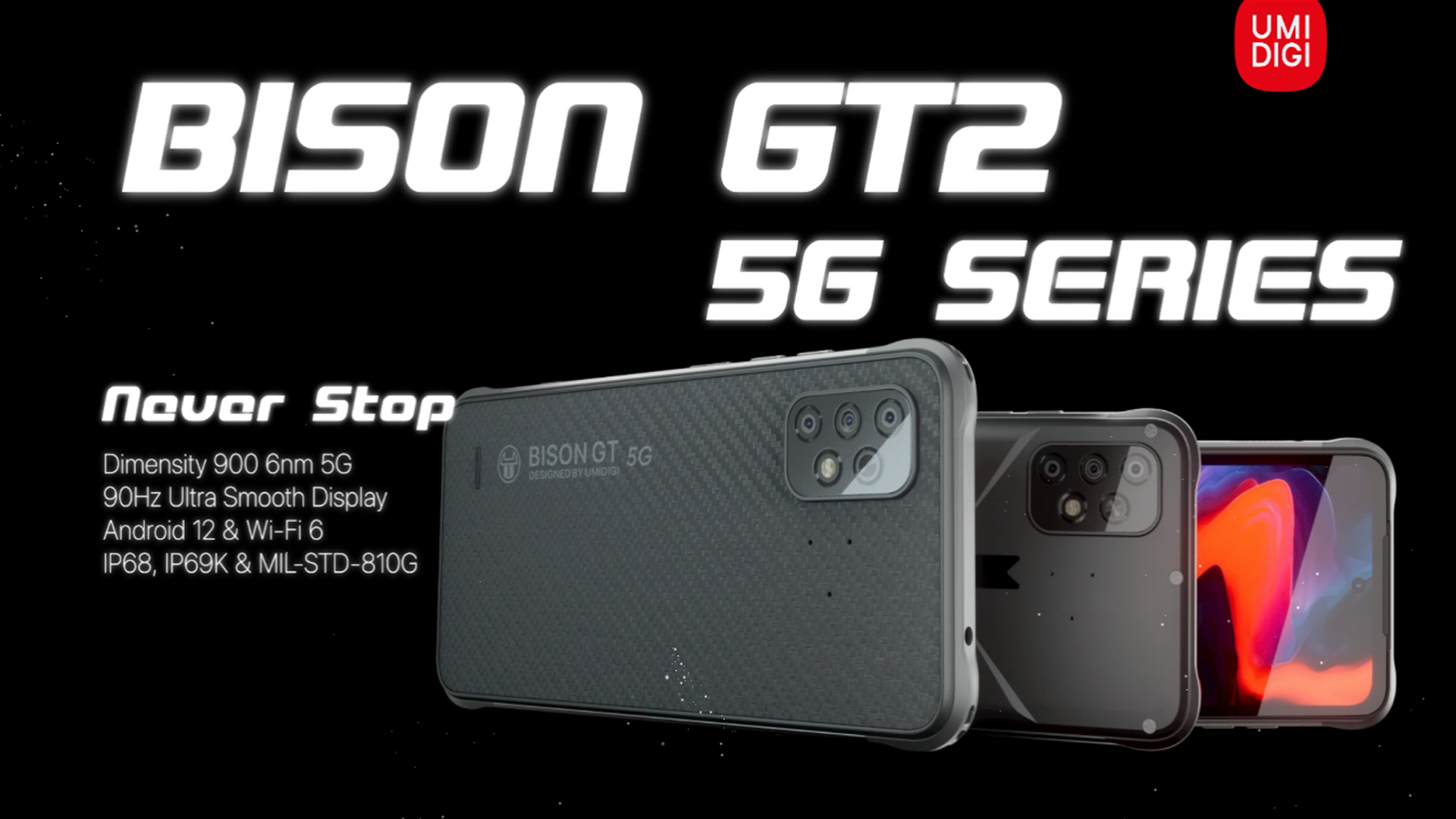UMIDIGI Bison GT2 PRO 5G Movil Libre Resistente Agua y Golpes, 8GB